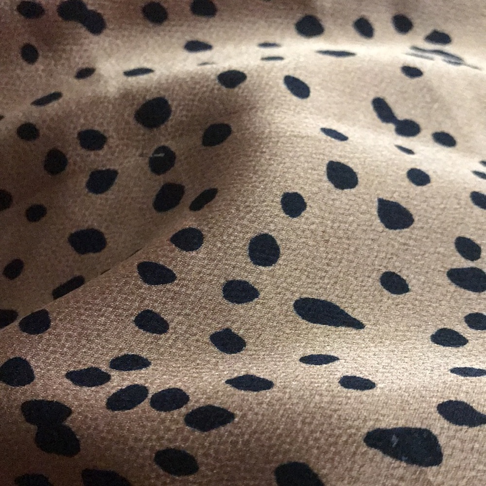 Pants Store Ruched Layered Spot Print Mini Dress - Picture 7 of 10